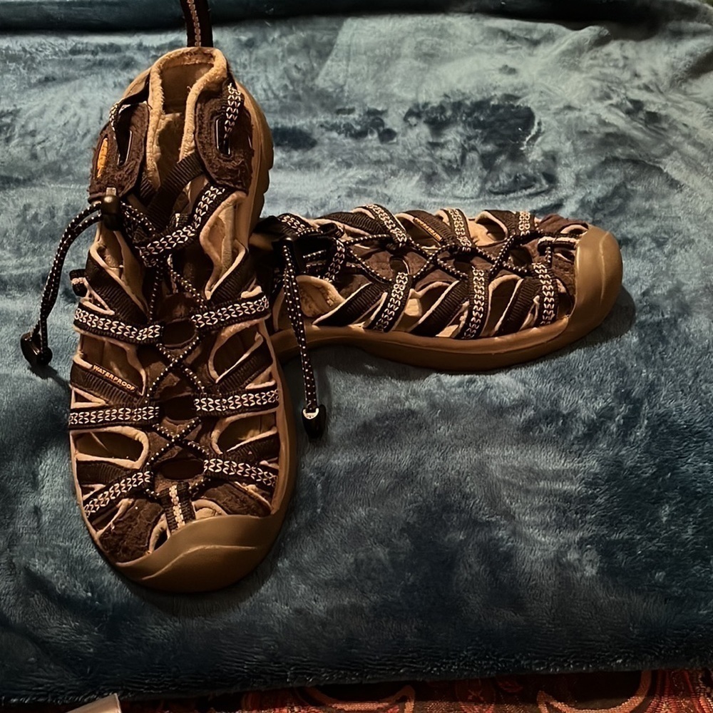 Black Keen Sandals! - Picture 2 of 7